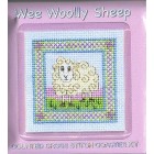Cross Stitch Coaster Kit - Wee Woolly Sheep