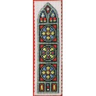 Cross Stitch Kit - Stained Glass Bookmark