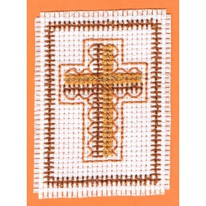 Card Kit: Gold cross