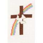 Sampler: Dove on cross