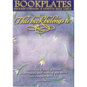 Bookplates - Pack of 10 adhesive-back labels