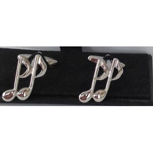 Cufflinks - musical notes