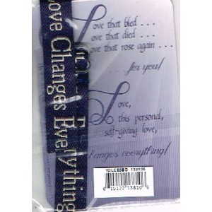 Bracelet - Fabric Bible text
