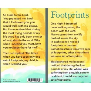 Bookmark - Footprints