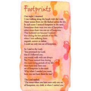 Bookmark - Footprints