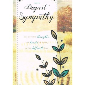 Card - Sympathy (With Deepest Sympathy)