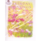 Cards - Birthday Pack Of 4 Identical