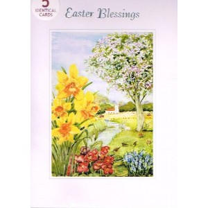 Cards - Easter Pack Of 5 identical