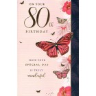 Card - Eigthtieth Birthday