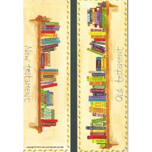 Bookmark - Books Of The Bible By Hannah Dunnett