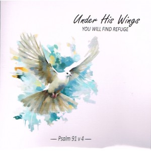 Card - Blank (Under His Wings You Will Find Refuge)