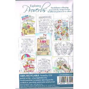 Postcards To Colour - Exploring Proverbs