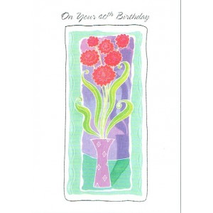 Card - Birthday 40th