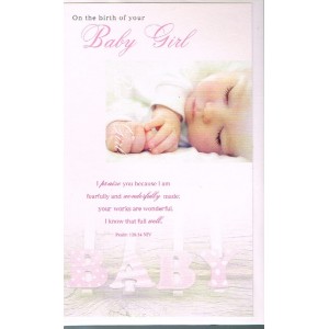 Card - New Baby (Girl)