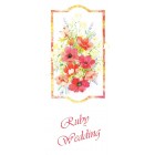 Card - Ruby Wedding Anniversary