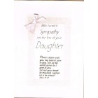 Card - Sympathy: Loss Of Daughter