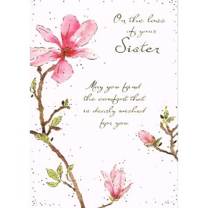 Card - Sympathy: Loss Of Sister