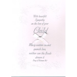 Card - Sympathy: Loss Of A Child