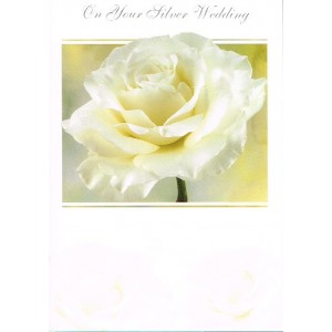 Card - Silver Wedding Anniversary